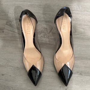 SCHUTZ Black and Beige‎ Heels size 9